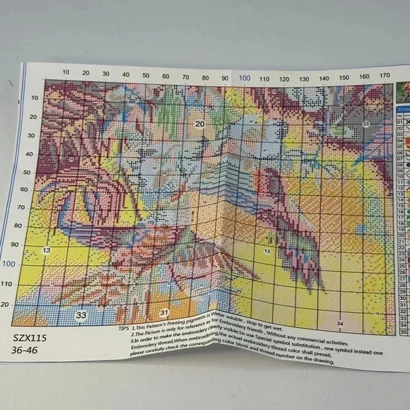 Crosstitch kit, hummingbird pattern, was opened and never used - Picture 9 of 10